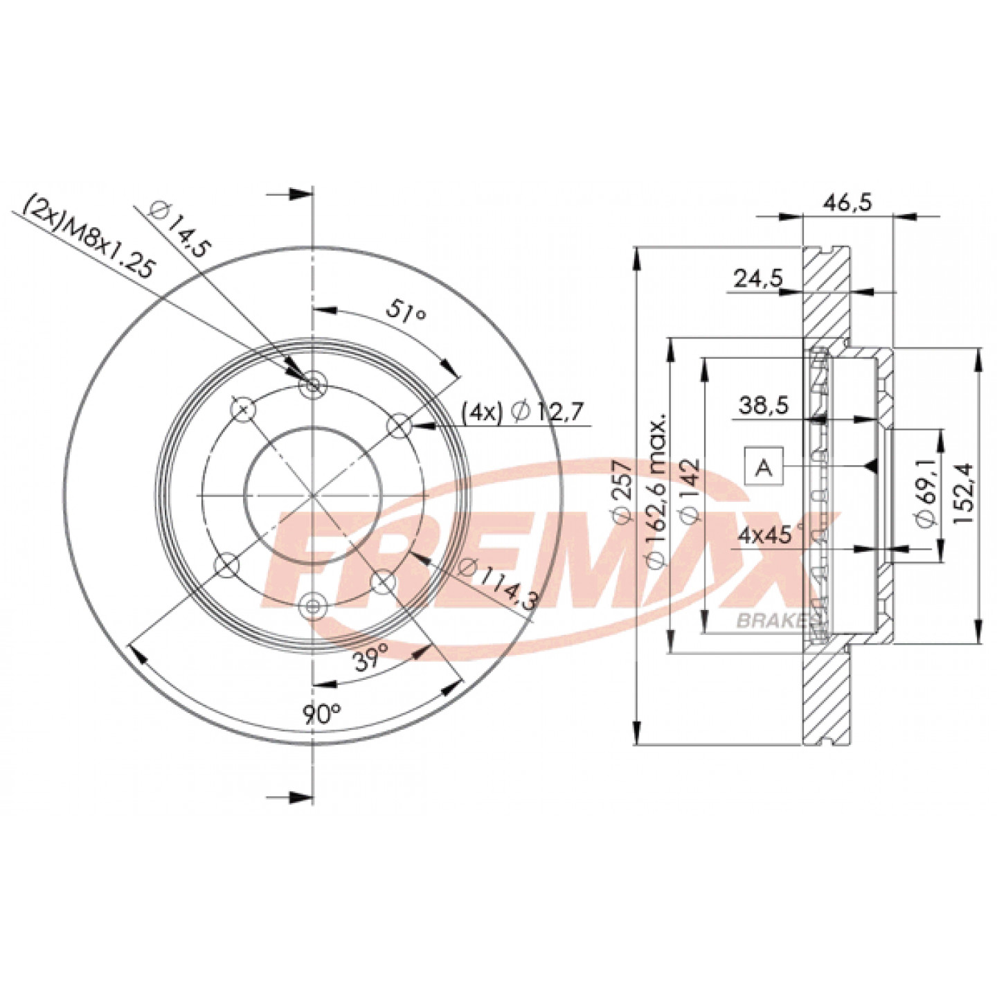 Bremsscheibe FREMAX BD-2902