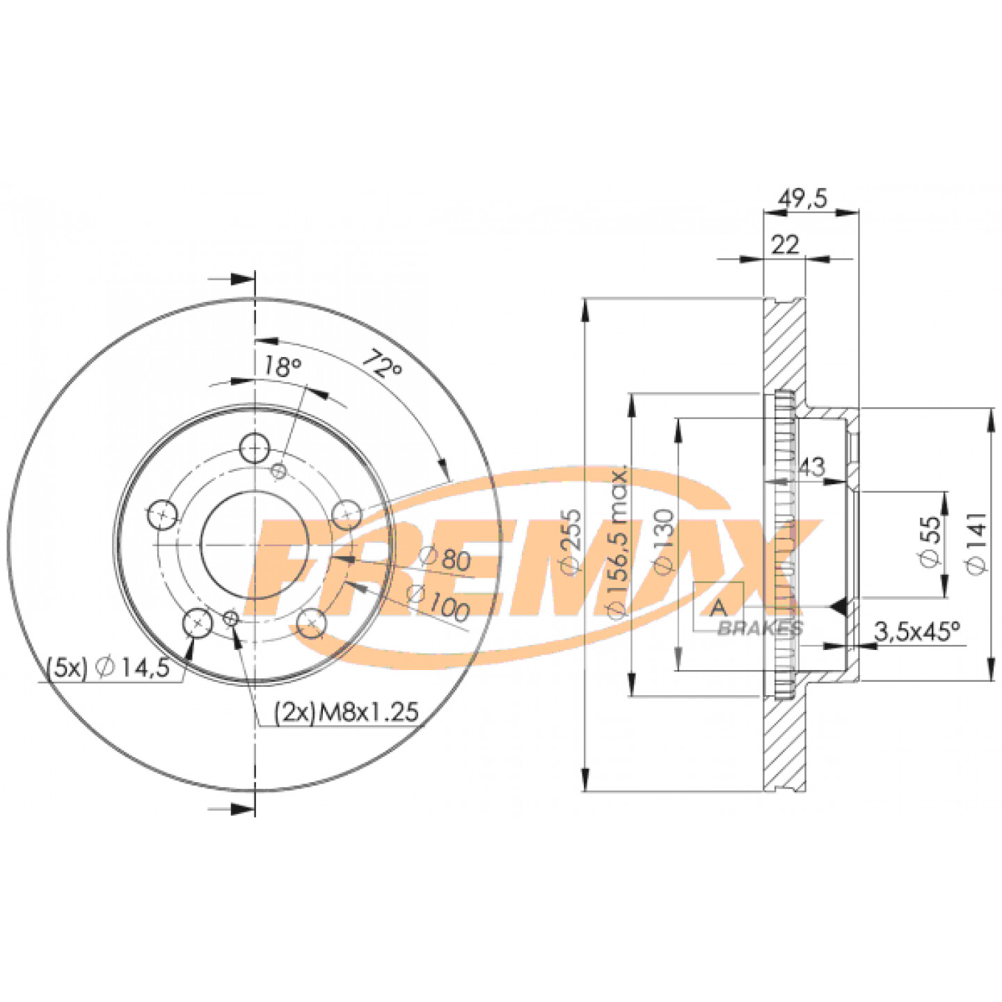 Bremsscheibe FREMAX BD-4413