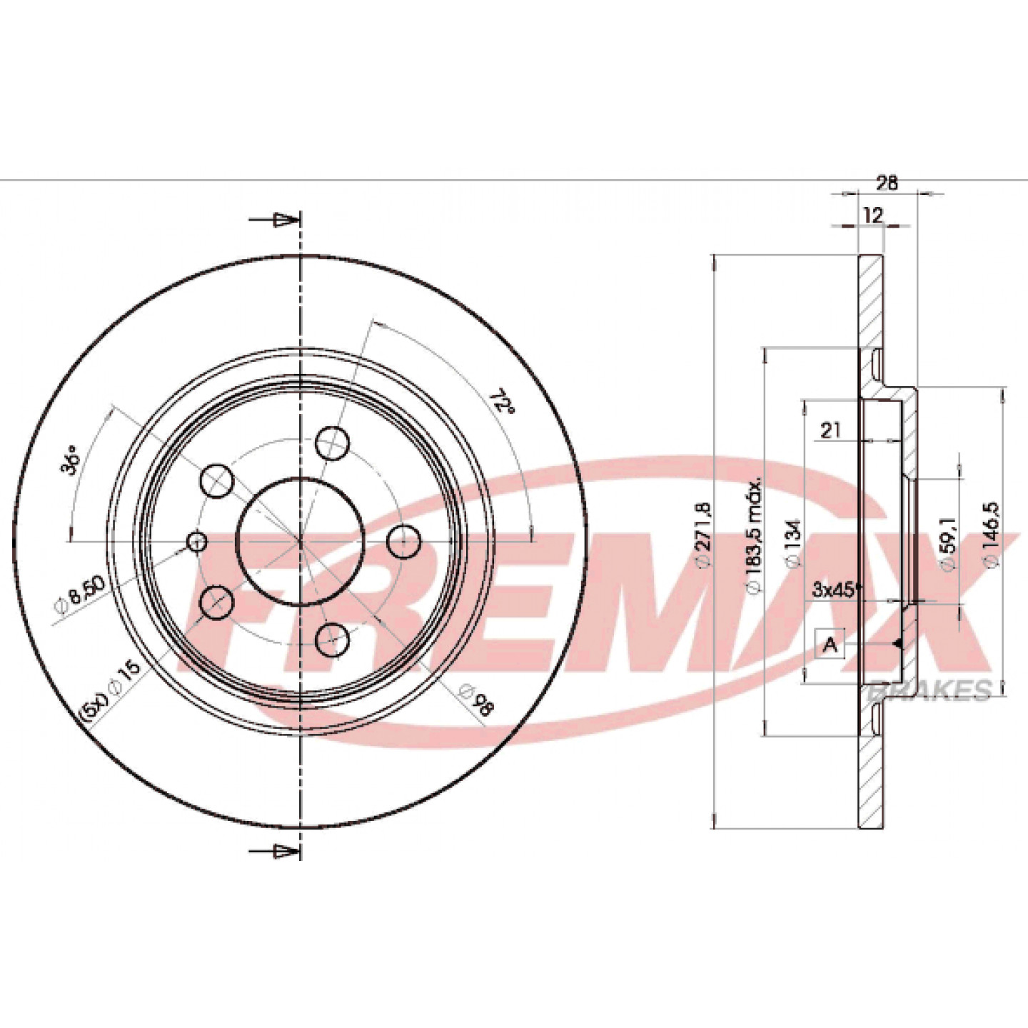 Bremsscheibe FREMAX BD-4679