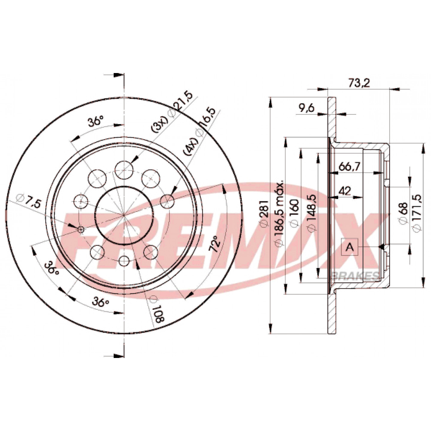 Bremsscheibe FREMAX BD-5782