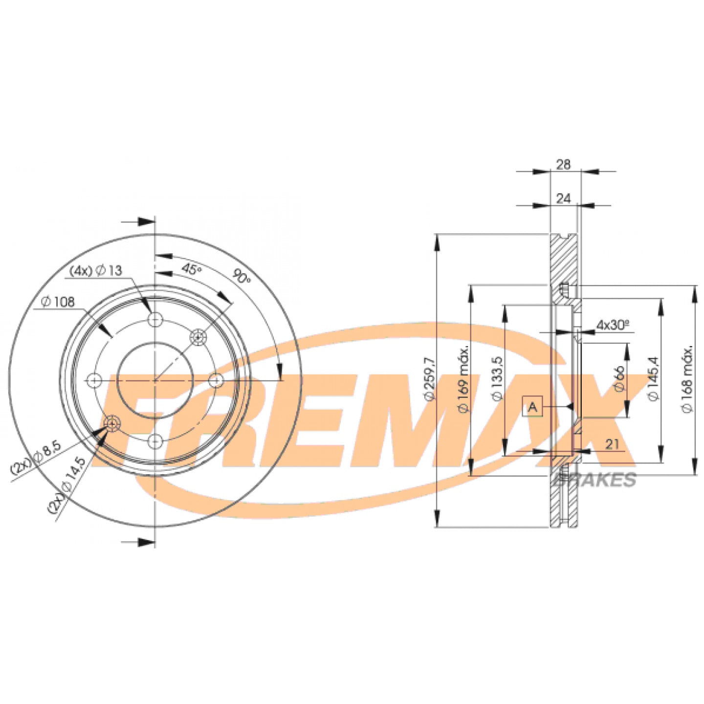 Bremsscheibe FREMAX BD-9406