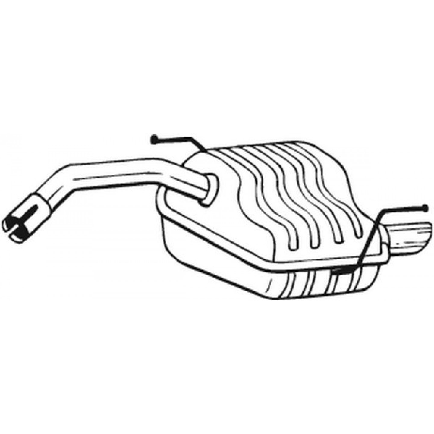 Tłumik końcowy BOSAL 100-171