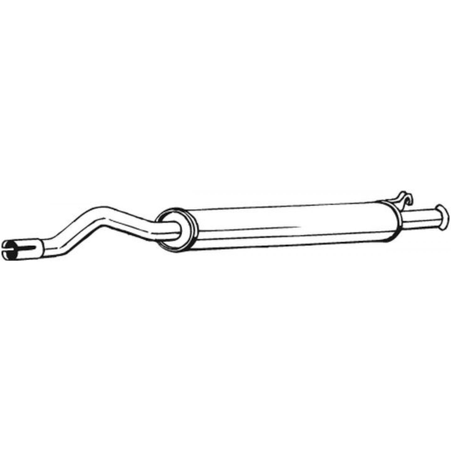 Střední tlumič hluku BOSAL 105-159