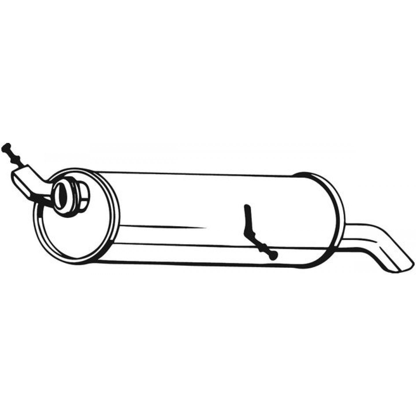 Silenciador de extremidade BOSAL 190-507
