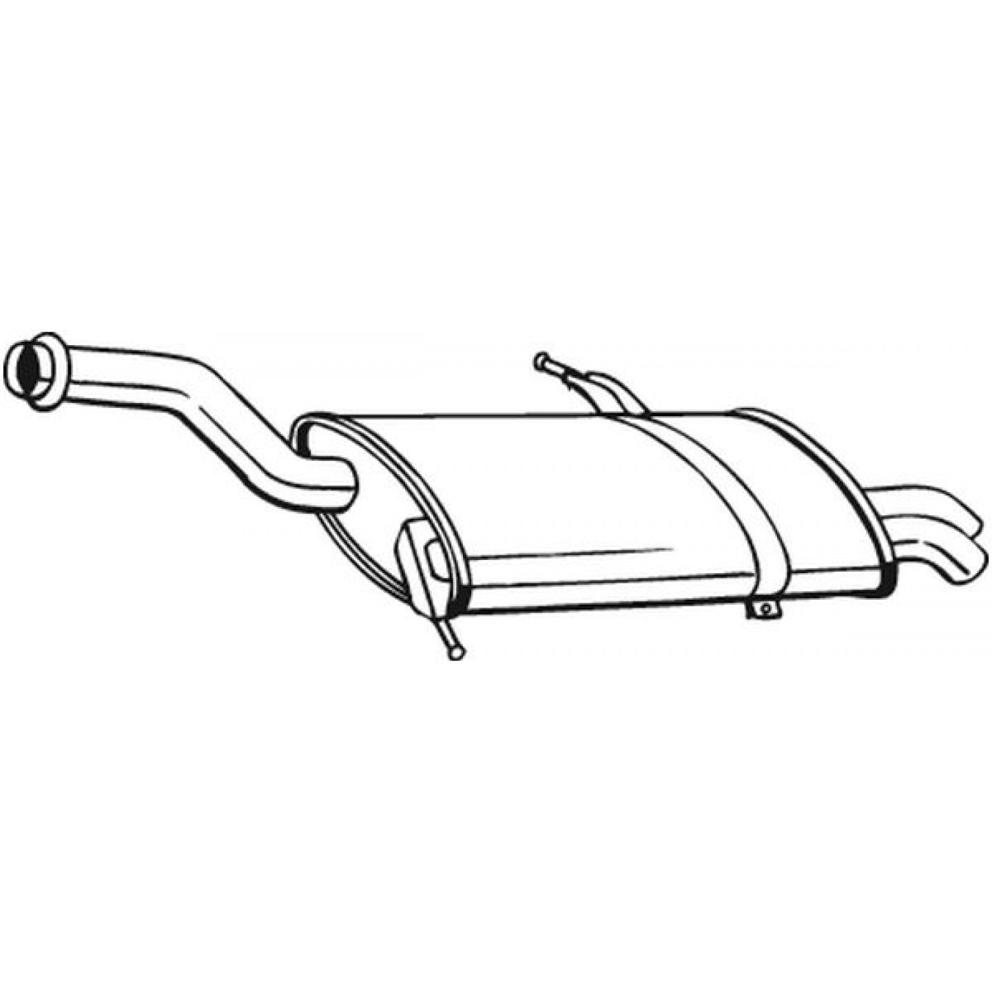 Koncový tlumič hluku BOSAL 135-085