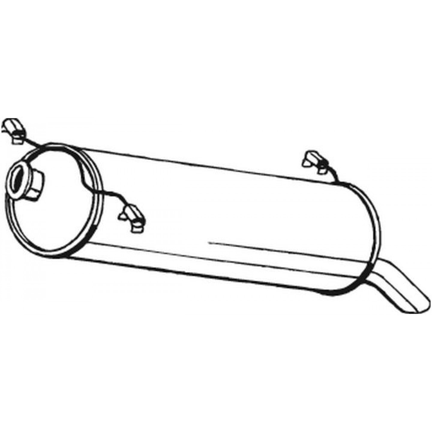 Tłumik końcowy BOSAL 135-715
