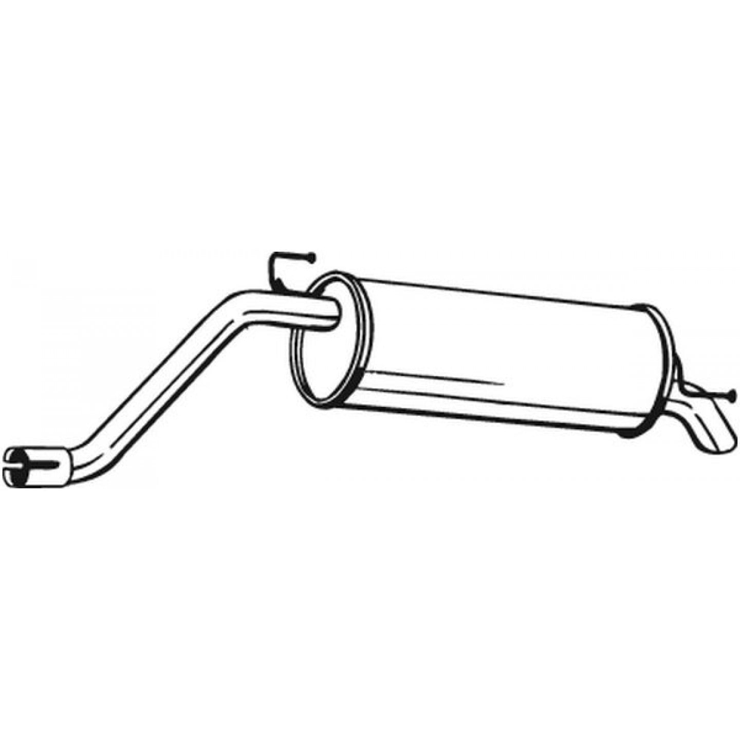 Silenziatore finale BOSAL 148-161