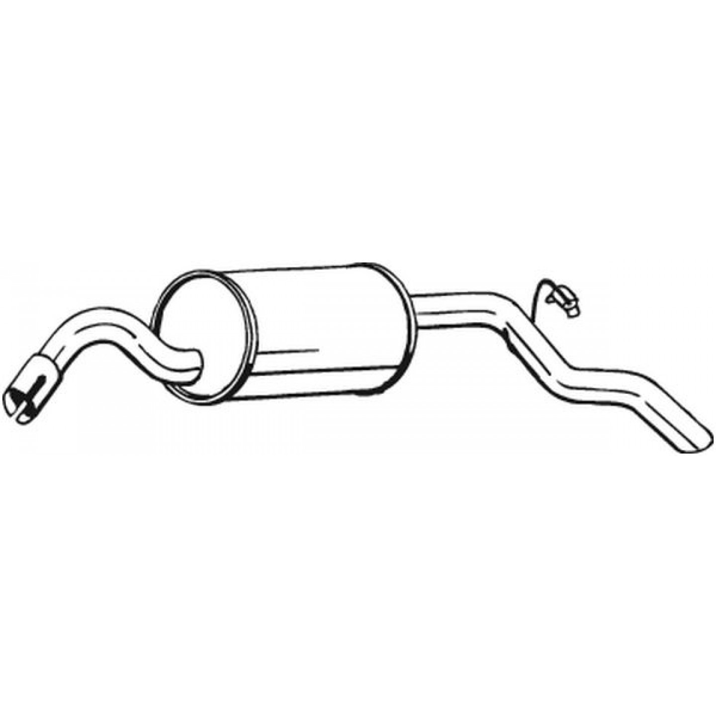 Tłumik końcowy BOSAL 154-051