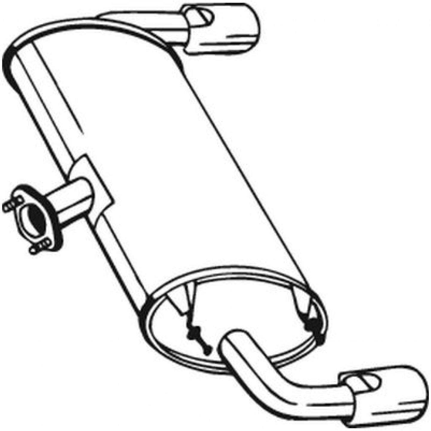 Silenziatore finale BOSAL 171-029