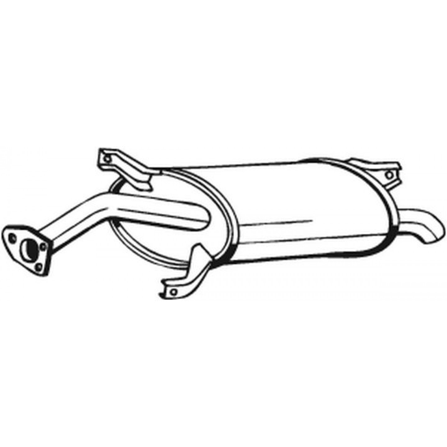 Tłumik końcowy BOSAL 177-001
