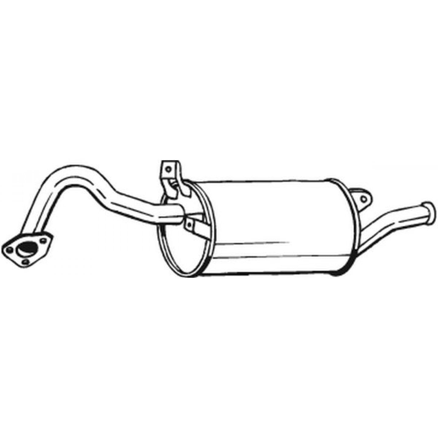 Tłumik końcowy BOSAL 177-159