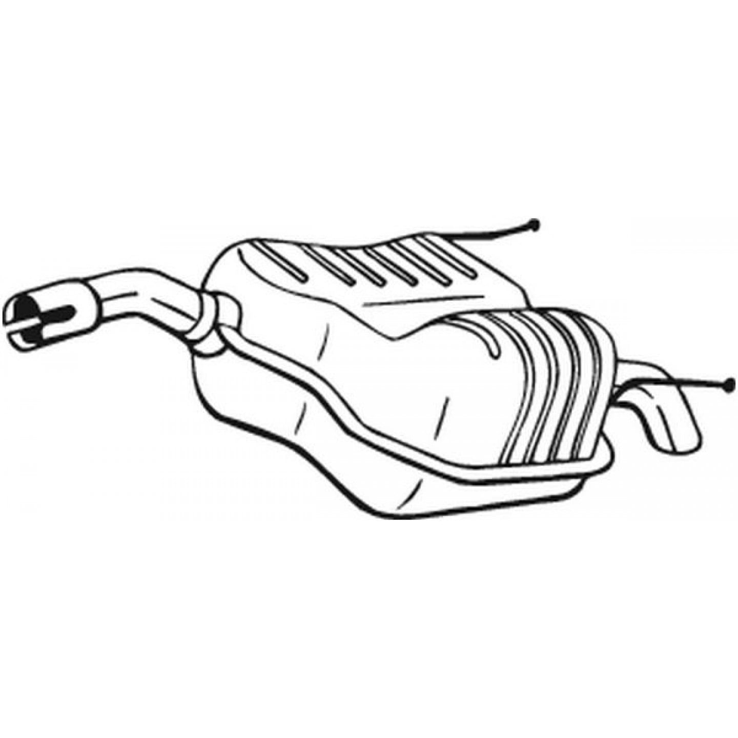 Tłumik końcowy BOSAL 185-085
