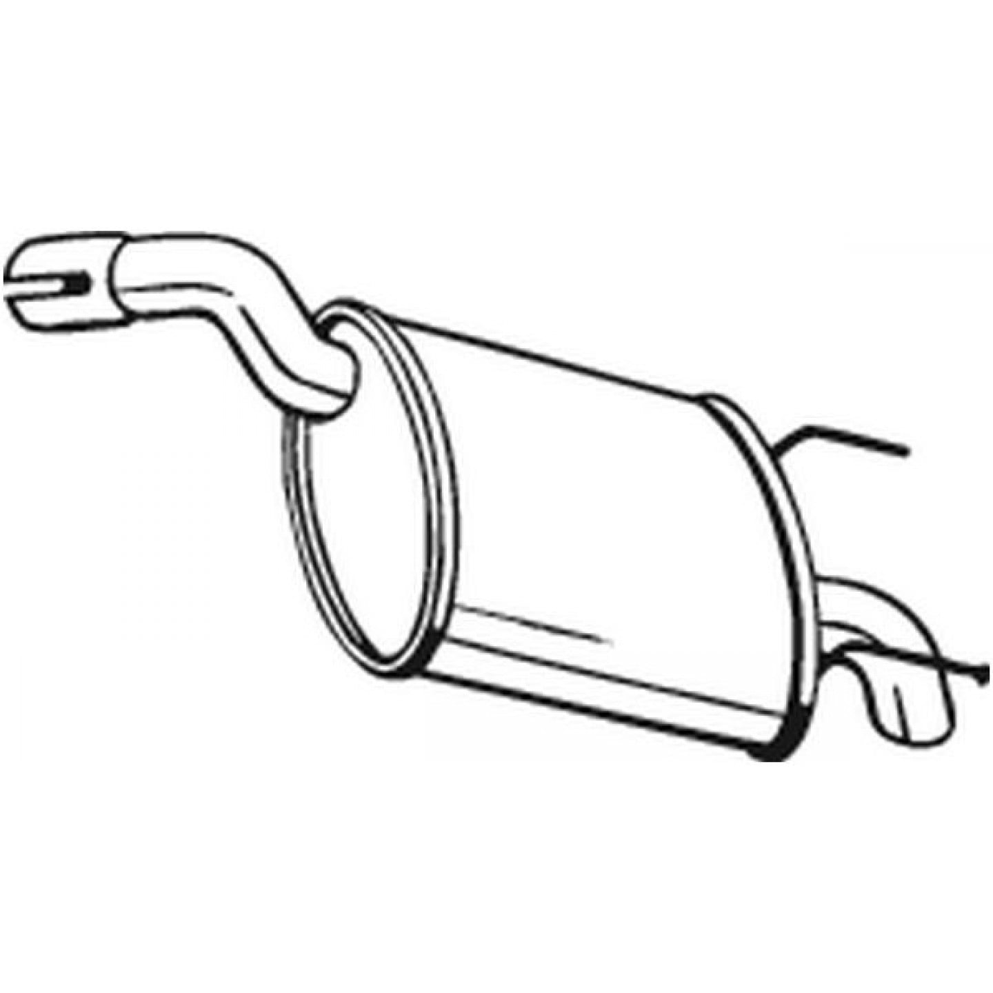 Tłumik końcowy BOSAL 185-677