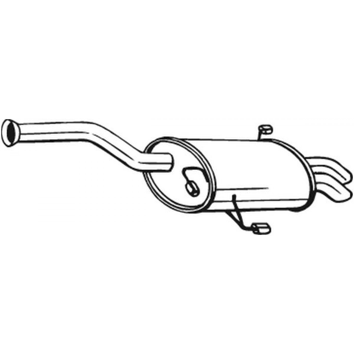 Silenciador posterior BOSAL 190-953