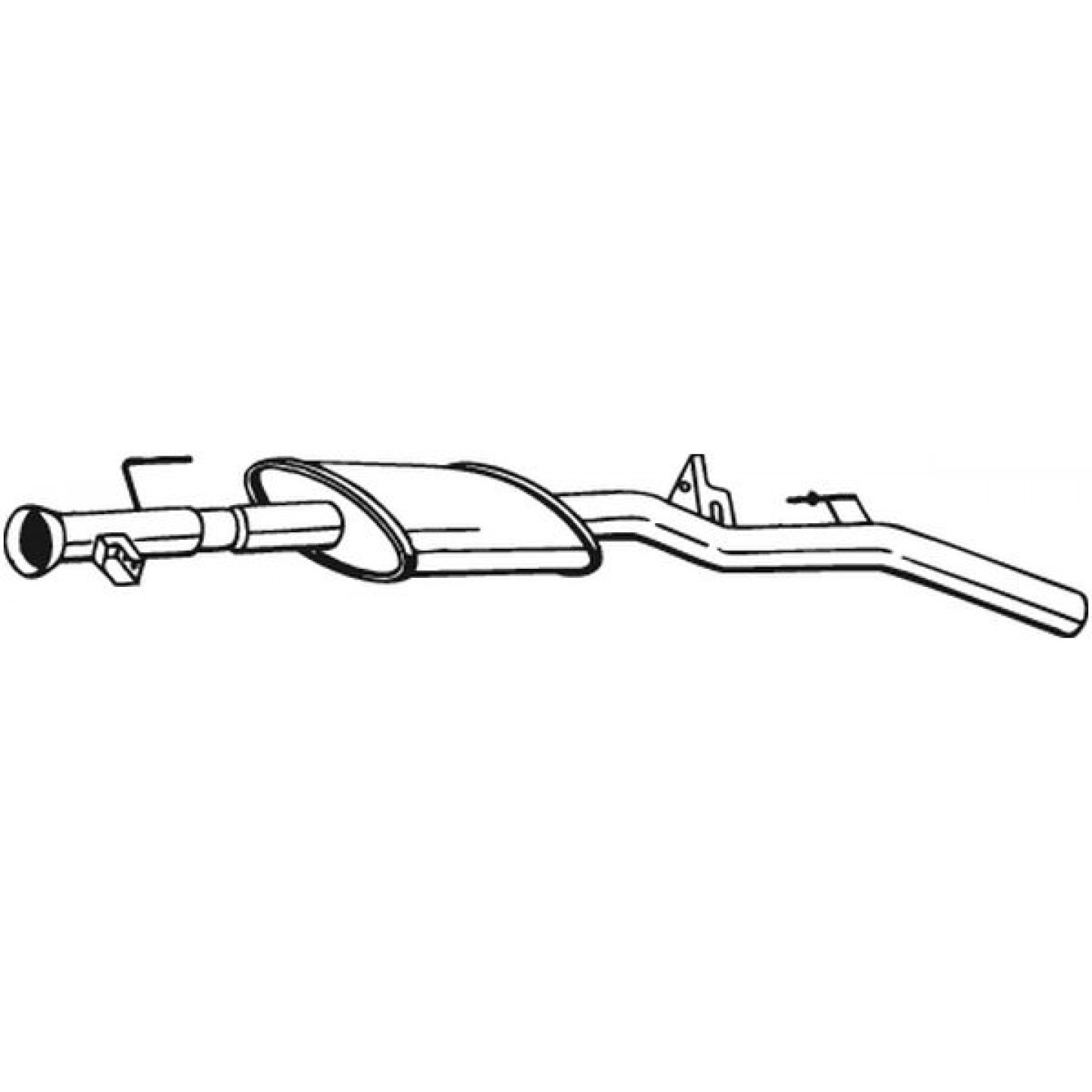 Mittelschalldämpfer BOSAL 200-361