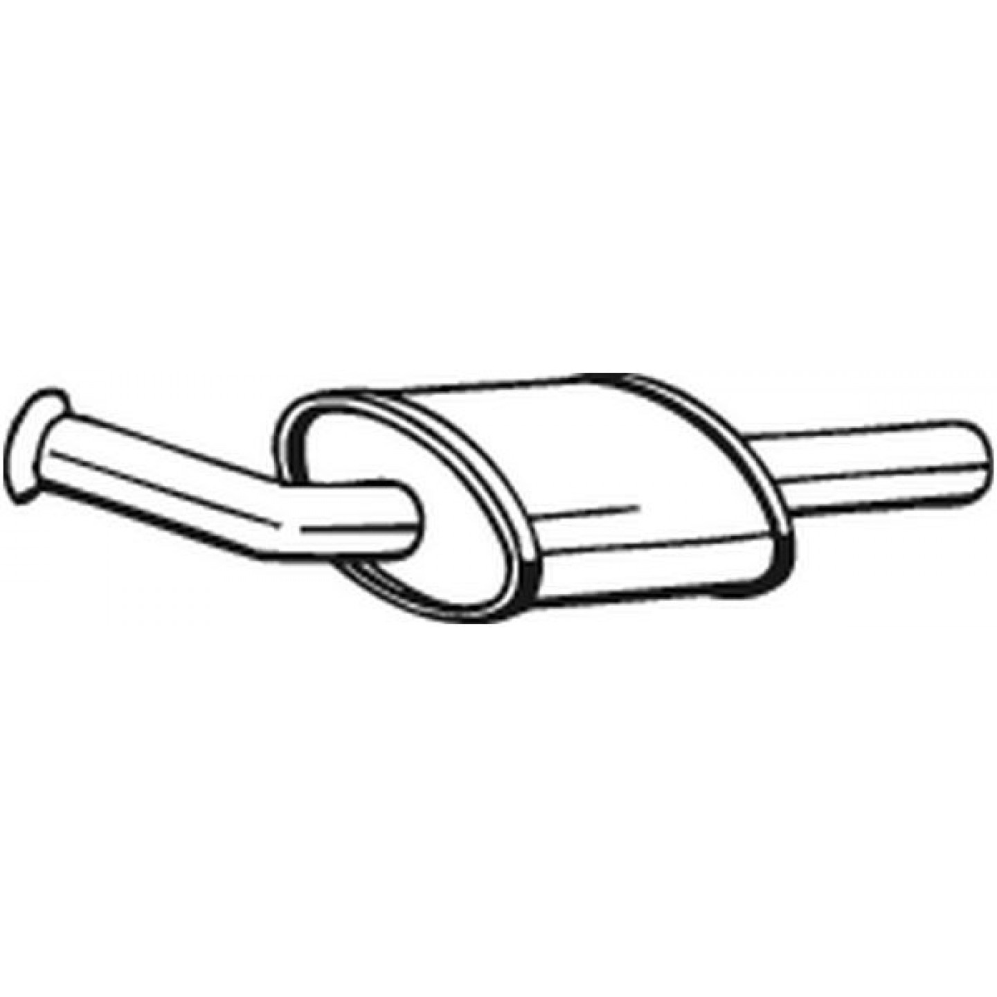 Mittelschalldämpfer BOSAL 200-811