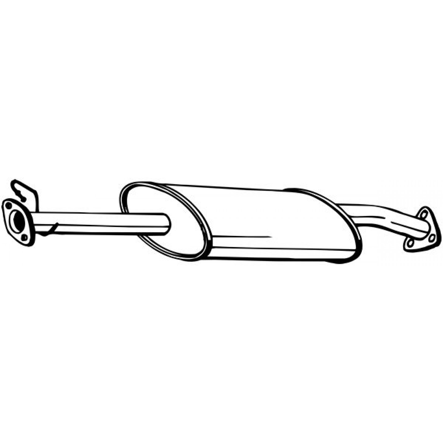 Tłumik środkowy BOSAL 211-073