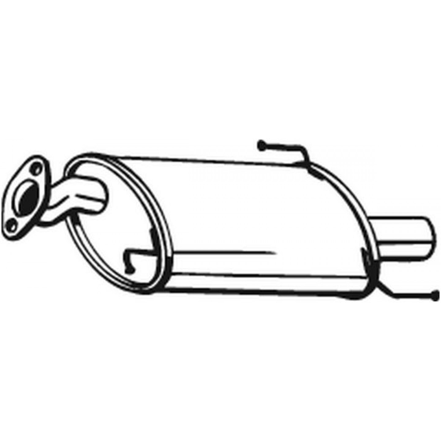 Koncový tlumič hluku BOSAL 219-019