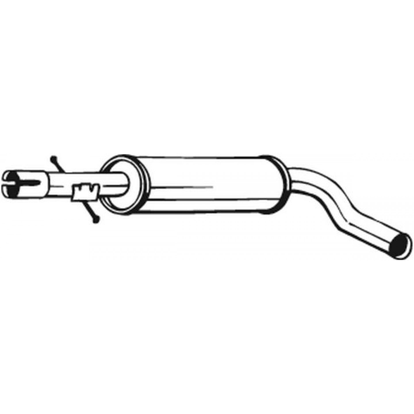 Mittelschalldämpfer BOSAL 220-663