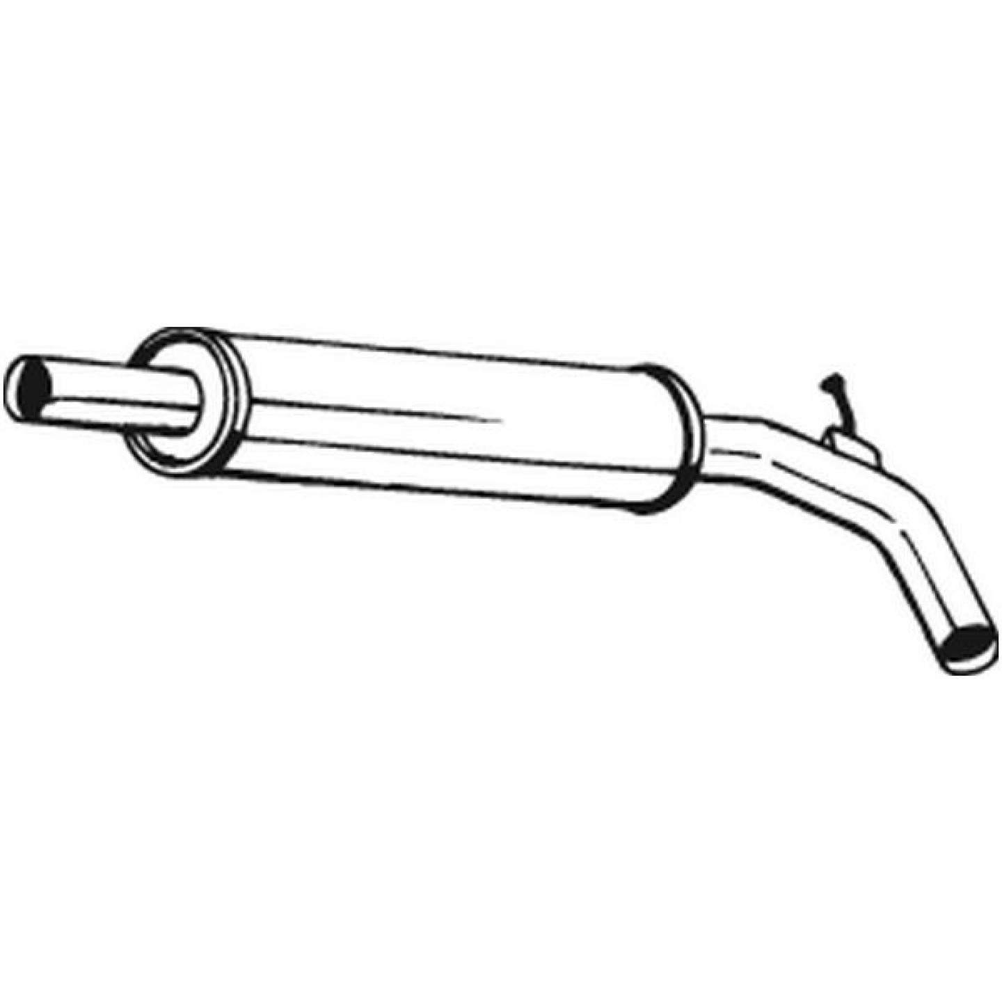 Mittelschalldämpfer BOSAL 227-461