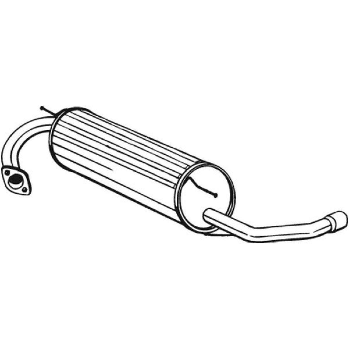 Tłumik końcowy BOSAL 228-003