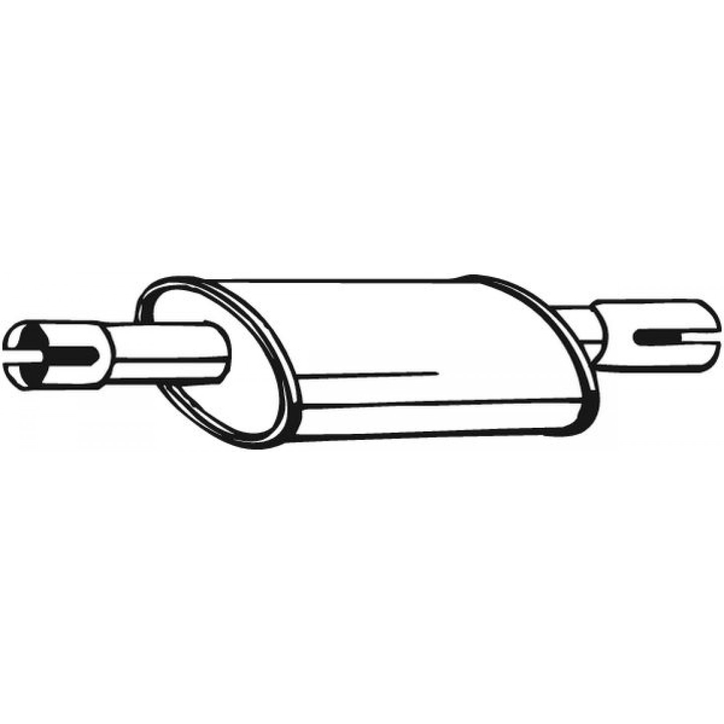 Mittelschalldämpfer BOSAL 228-251