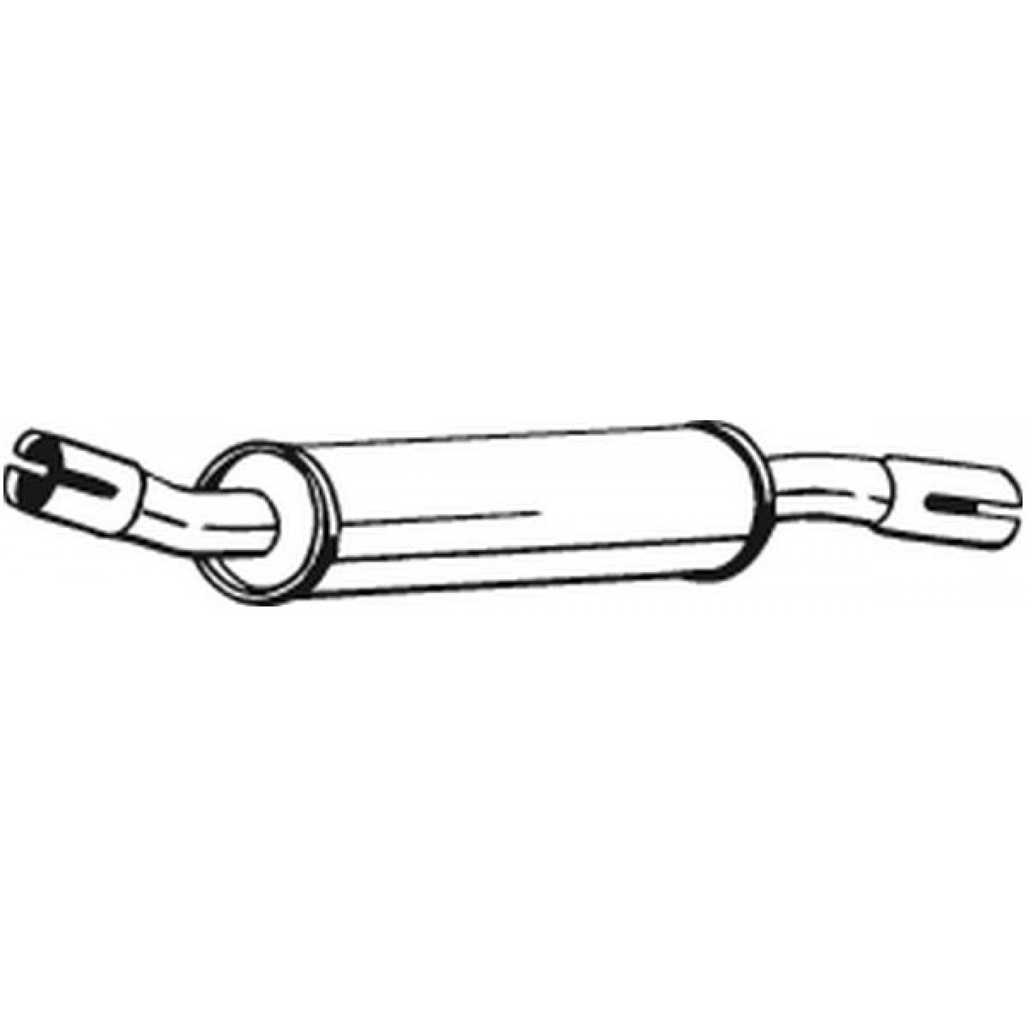 Mittelschalldämpfer BOSAL 228-253