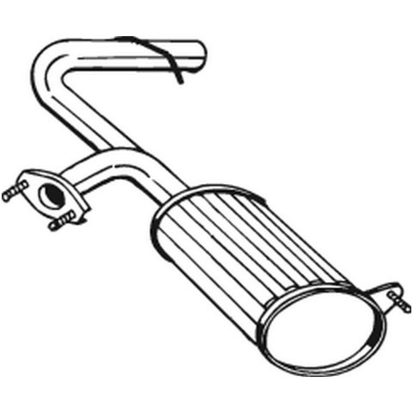 Tłumik końcowy BOSAL 229-501