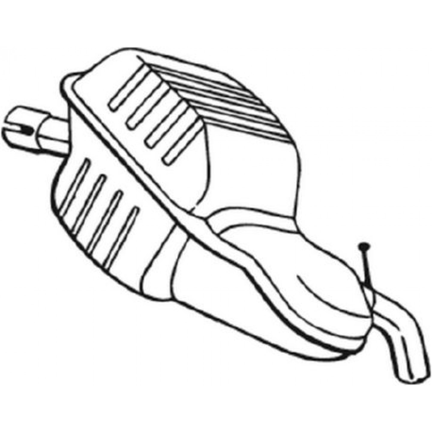 Silenziatore finale BOSAL 235-139