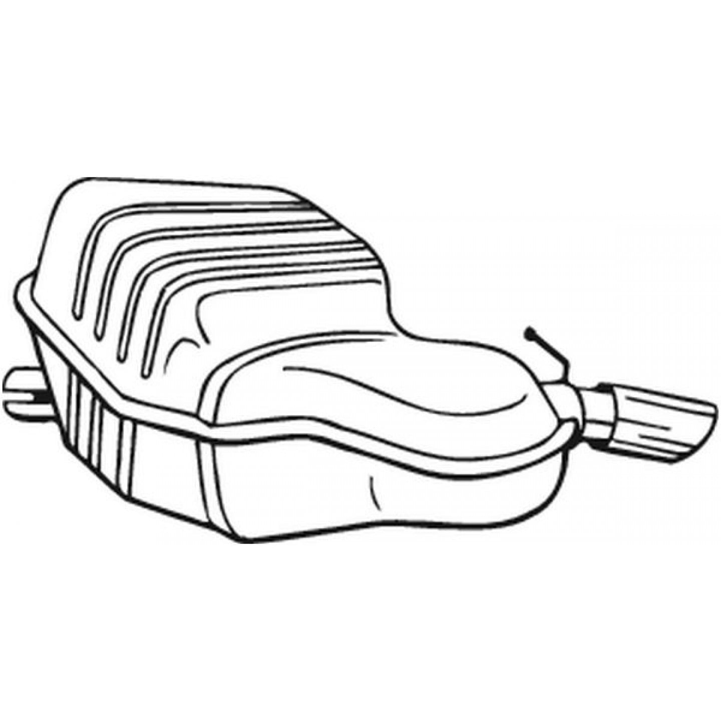 Silencieux arrière BOSAL 235-149