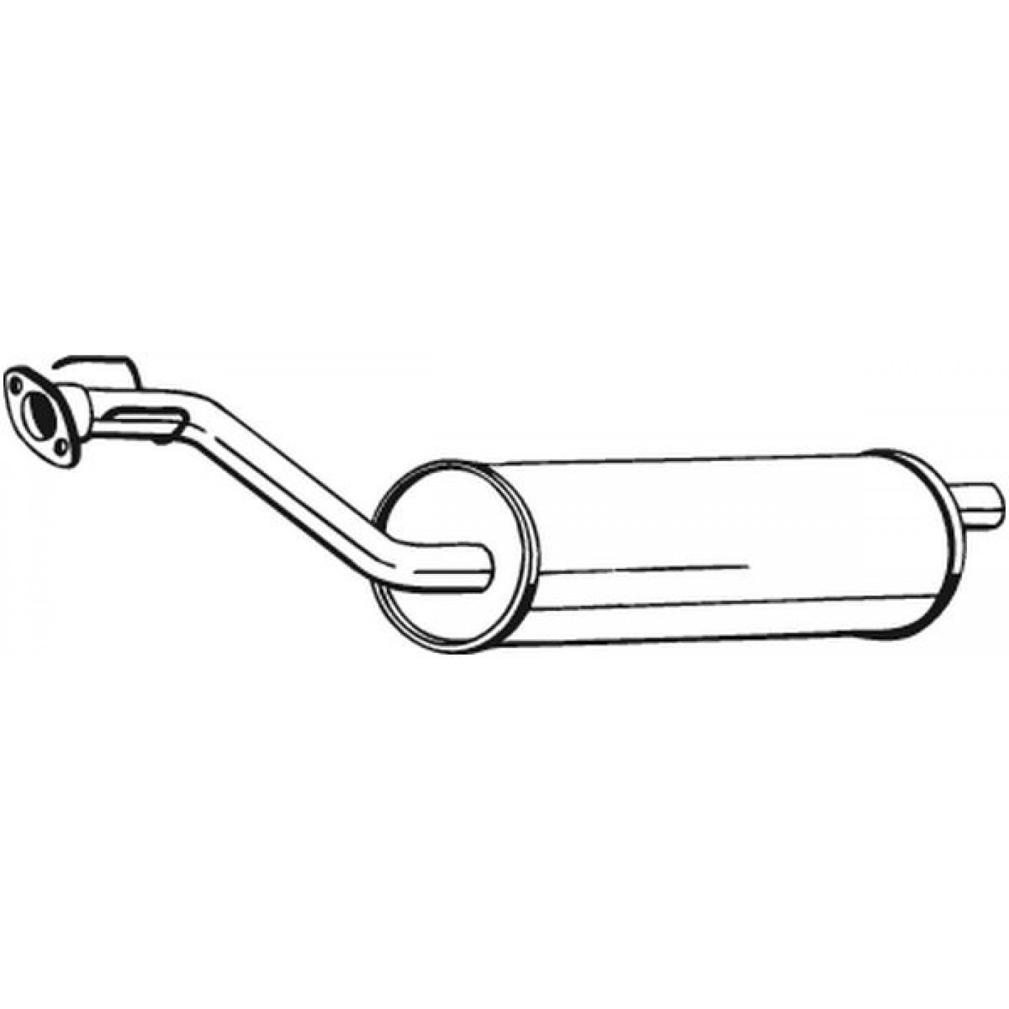 Tłumik środkowy BOSAL 278-135