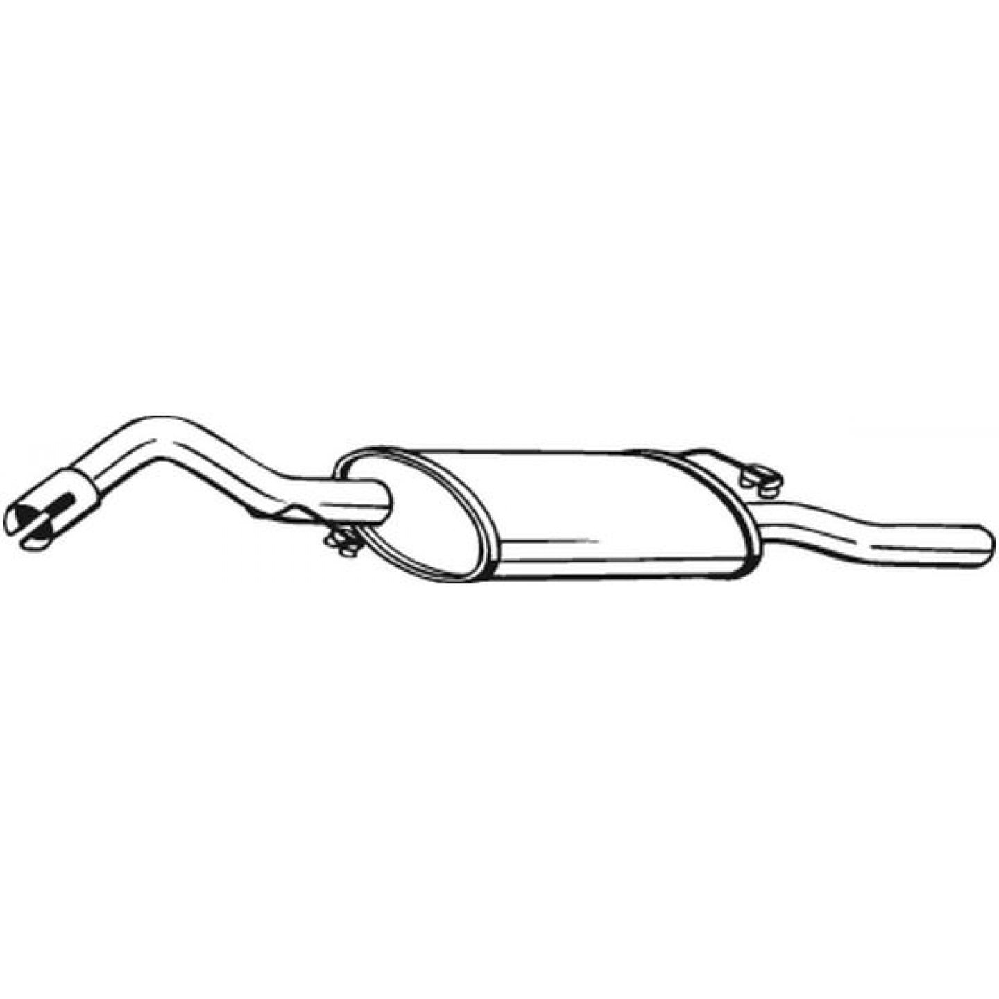 Koncový tlumič hluku BOSAL 278-581