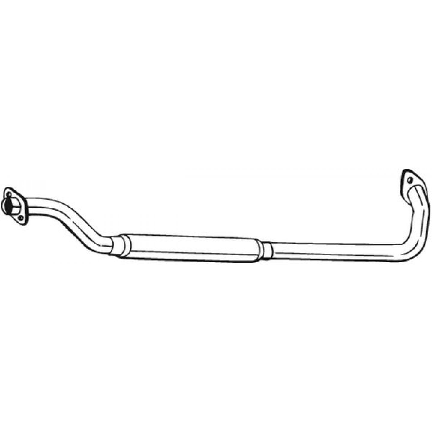 Mellemste lyddæmper BOSAL 279-003