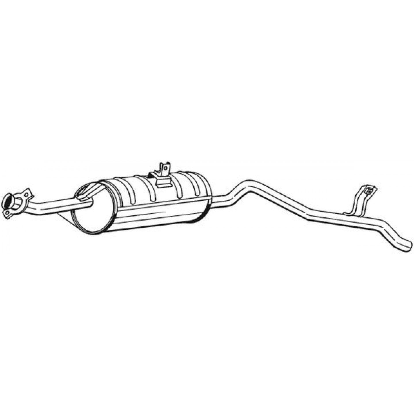 Koncový tlumič hluku BOSAL 280-025
