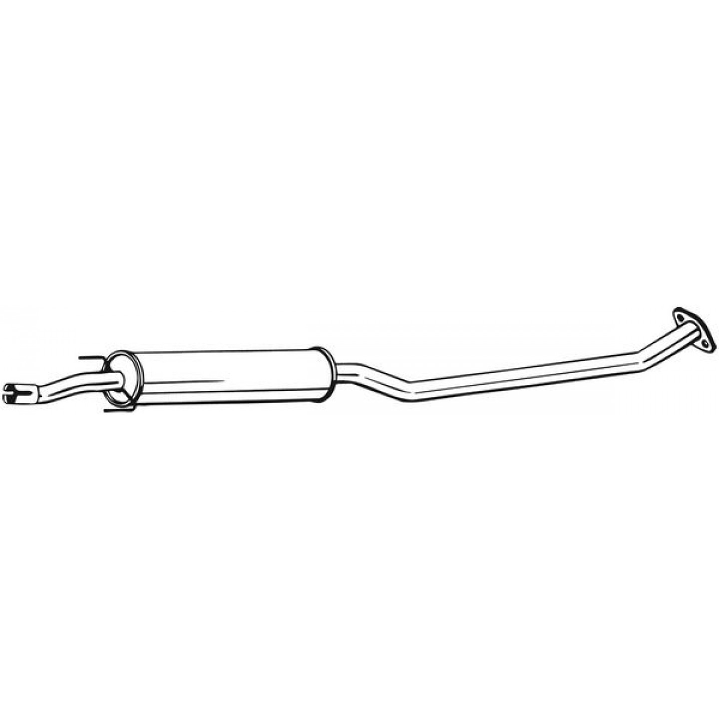Tłumik środkowy BOSAL 284-679