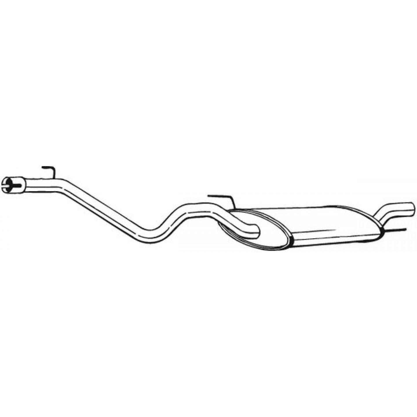 Koncový tlumič hluku BOSAL 282-683