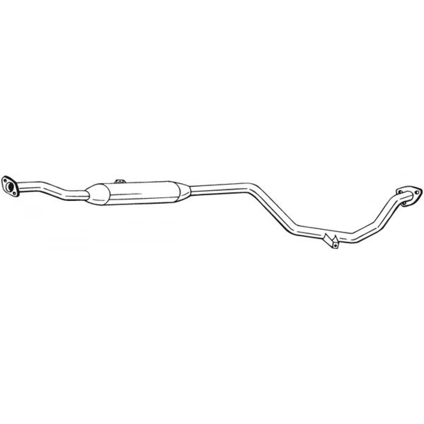 Silenziatore centrale BOSAL 285-275