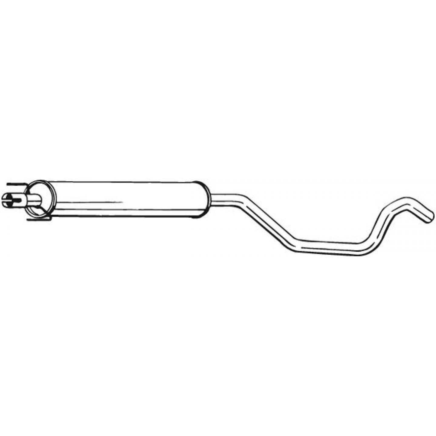 Střední tlumič hluku BOSAL 285-313