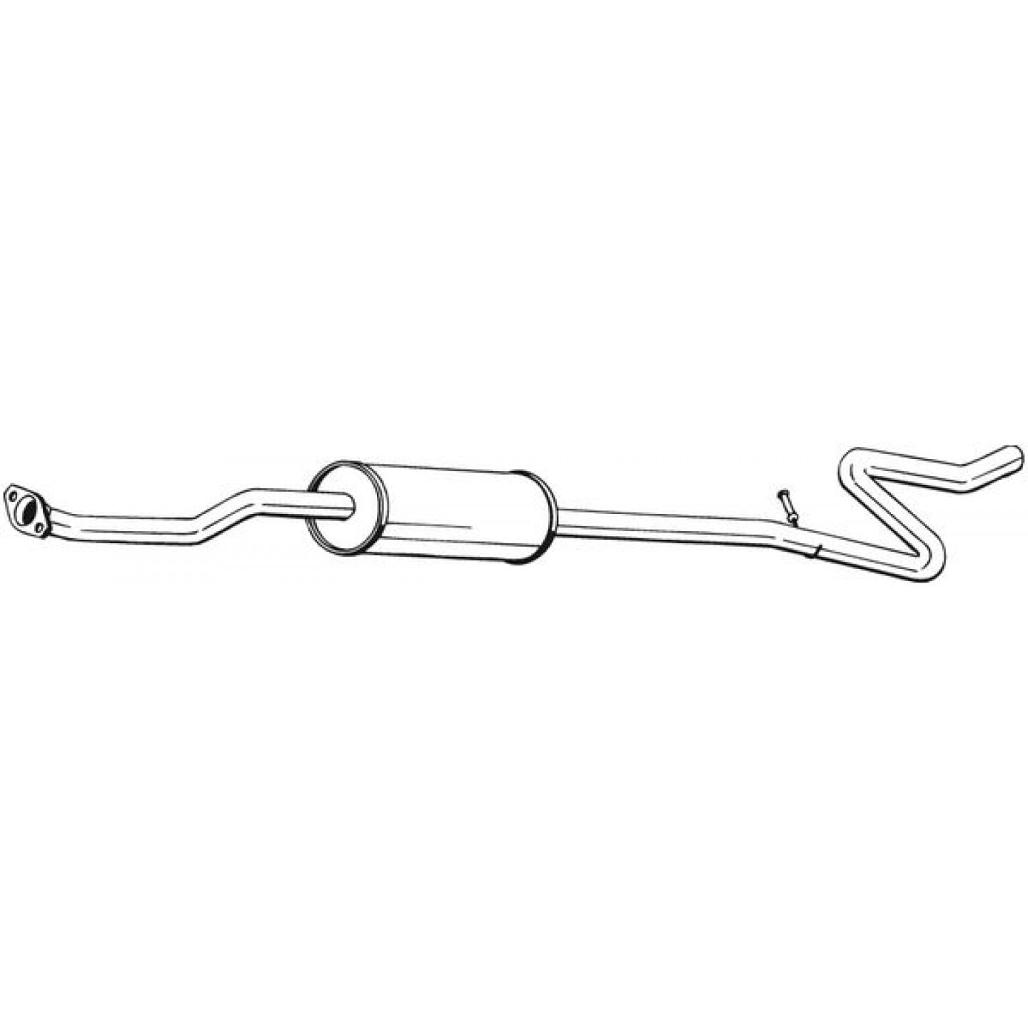Tłumik środkowy BOSAL 288-617