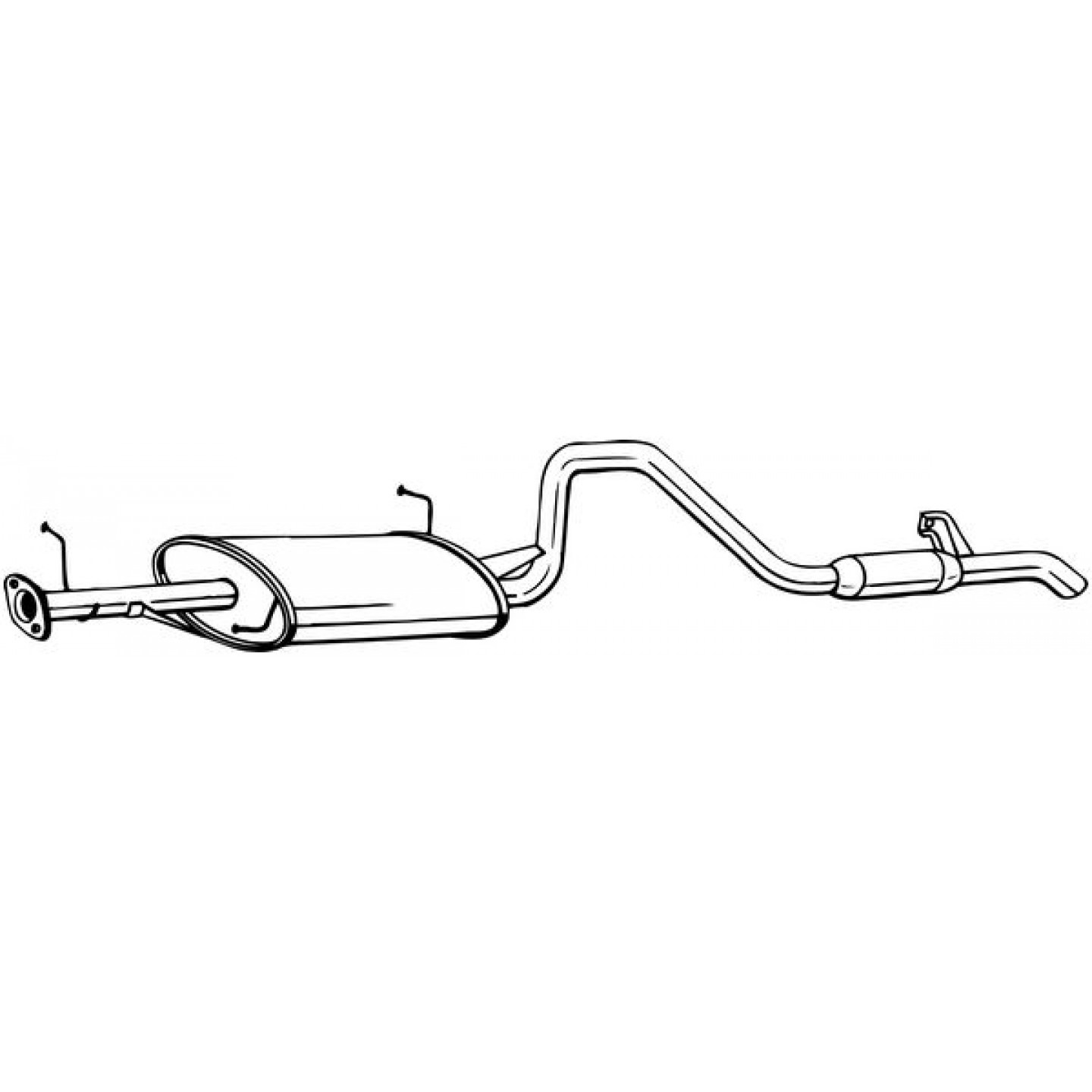 Tłumik końcowy BOSAL 286-059