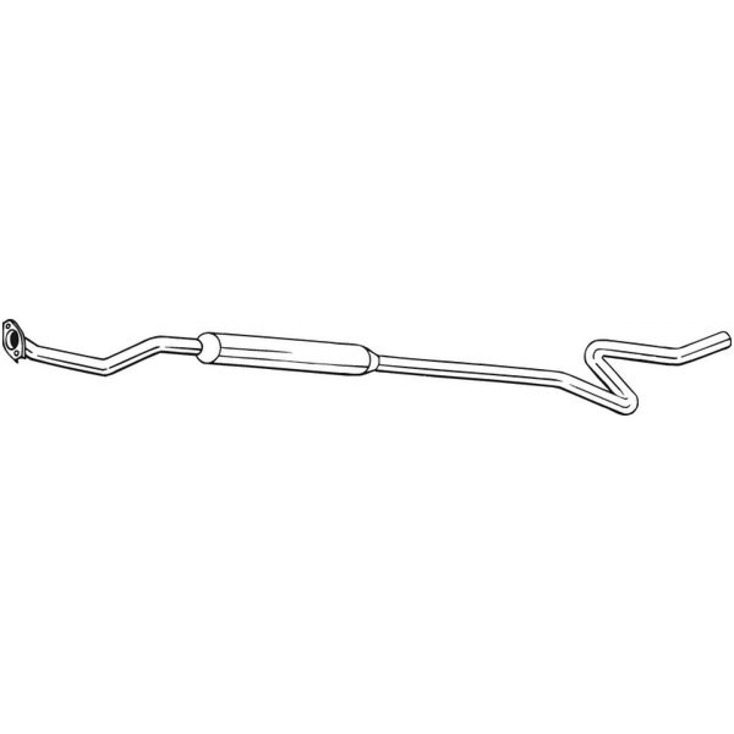 Tłumik środkowy BOSAL 286-109