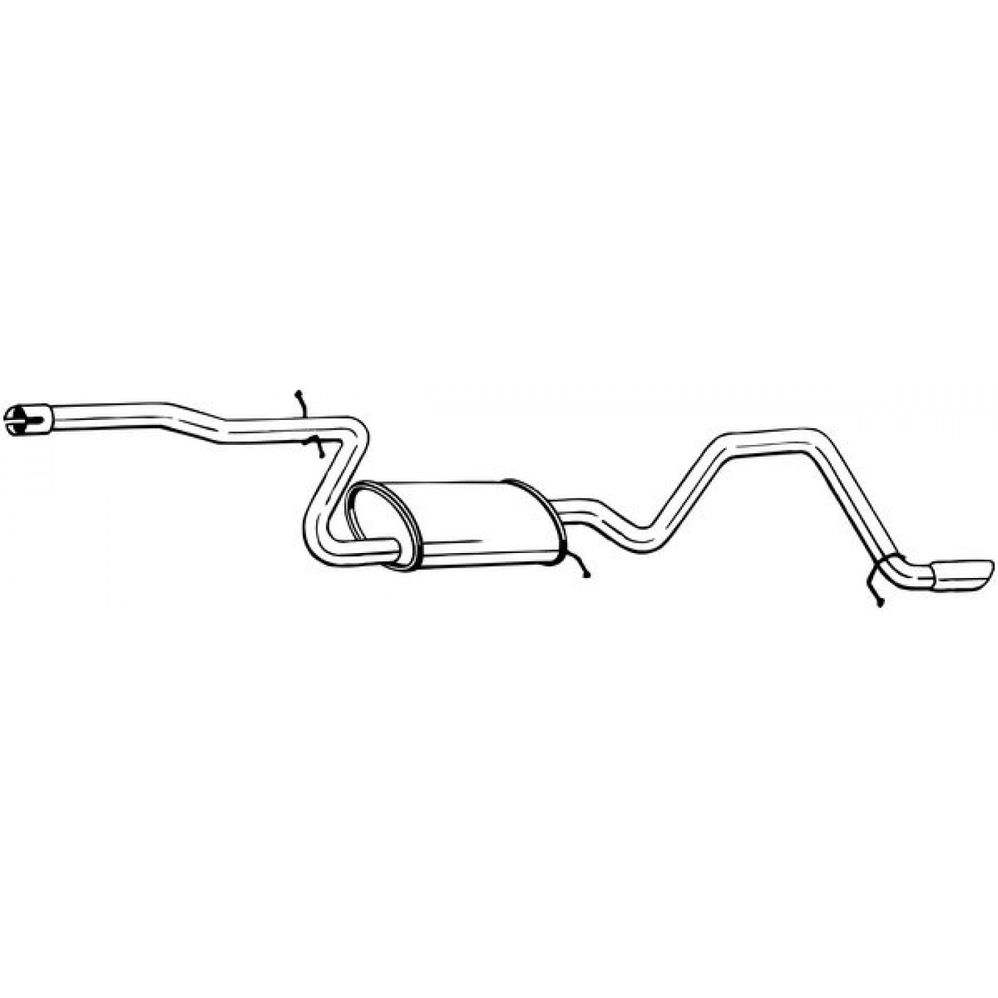 Tłumik końcowy BOSAL 288-183