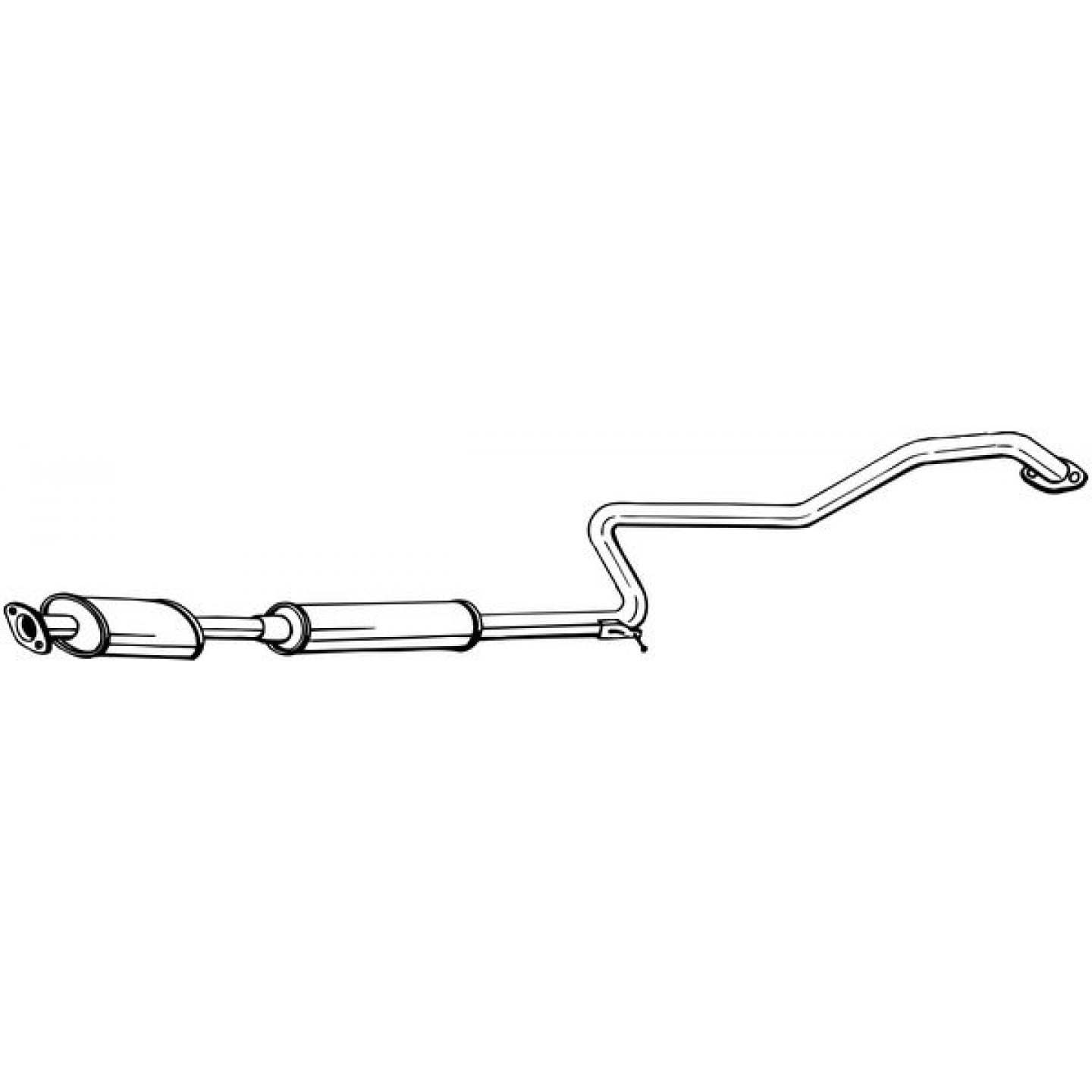 Tłumik środkowy BOSAL 288-577