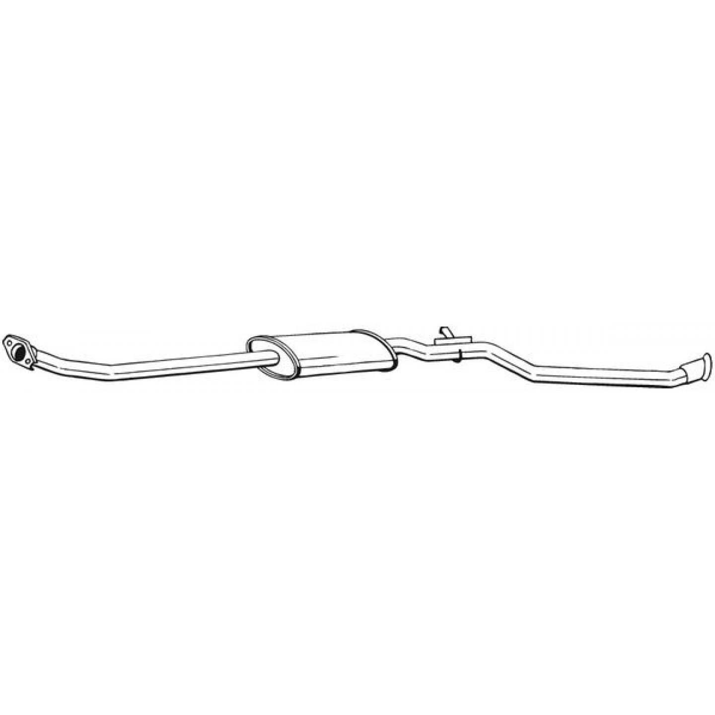 Tłumik środkowy BOSAL 291-507
