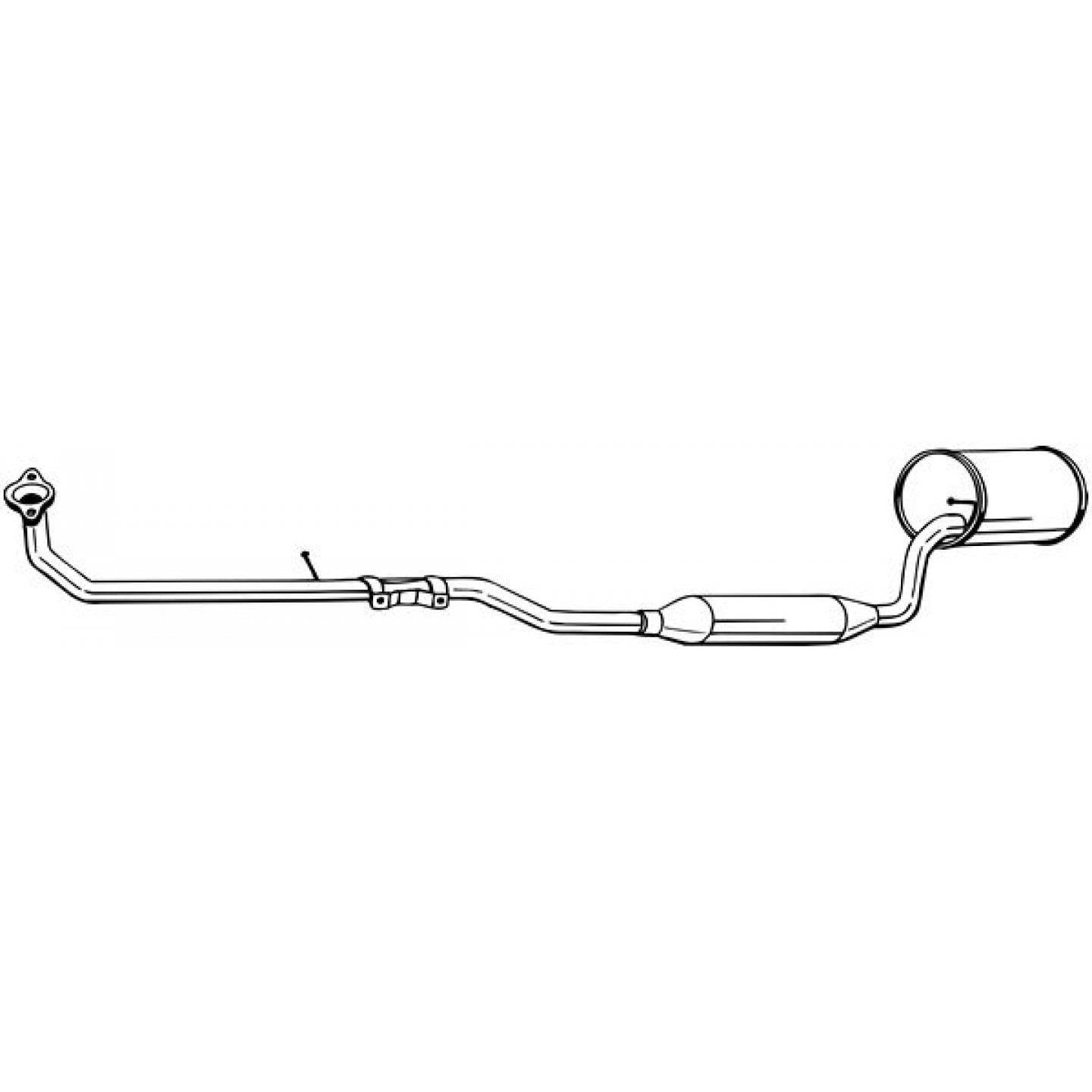 Tłumik przedni BOSAL 292-511