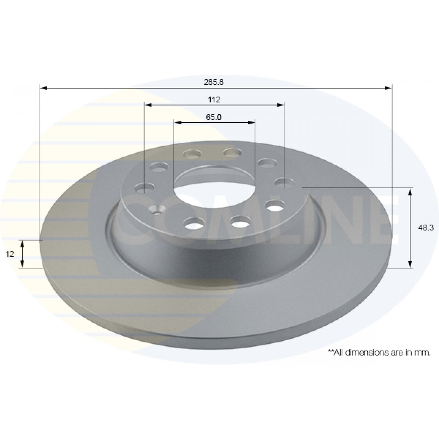 Disque de frein COMLINE ADC1467