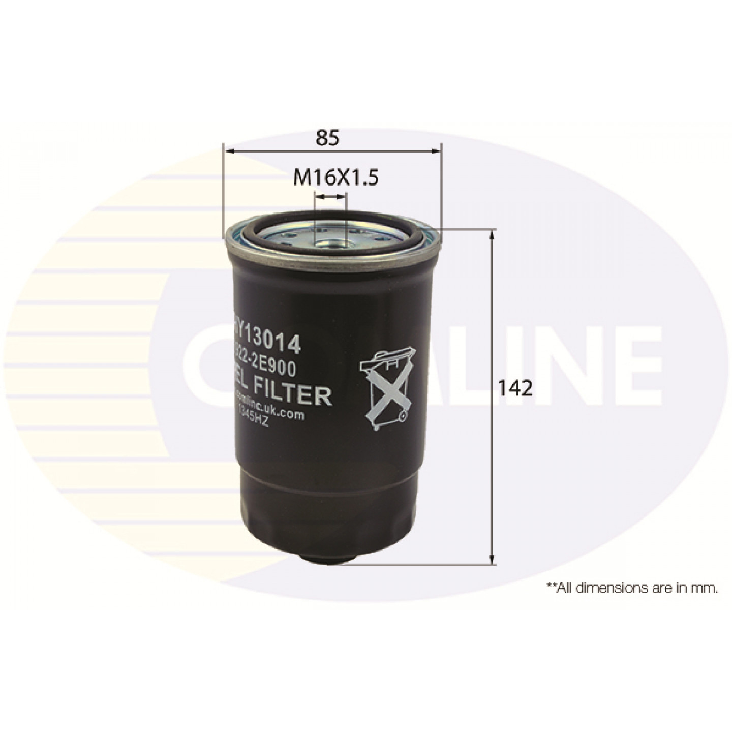 Filtro combustible COMLINE CHY13014