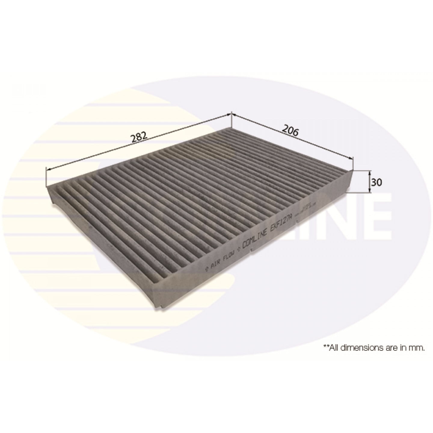 Filtro, aire habitáculo COMLINE EKF127A