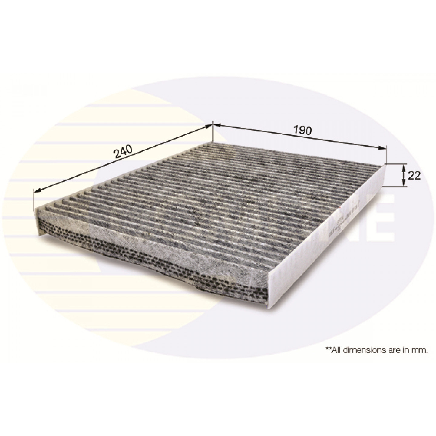 Filtre, air de l'habitacle COMLINE EKF151A