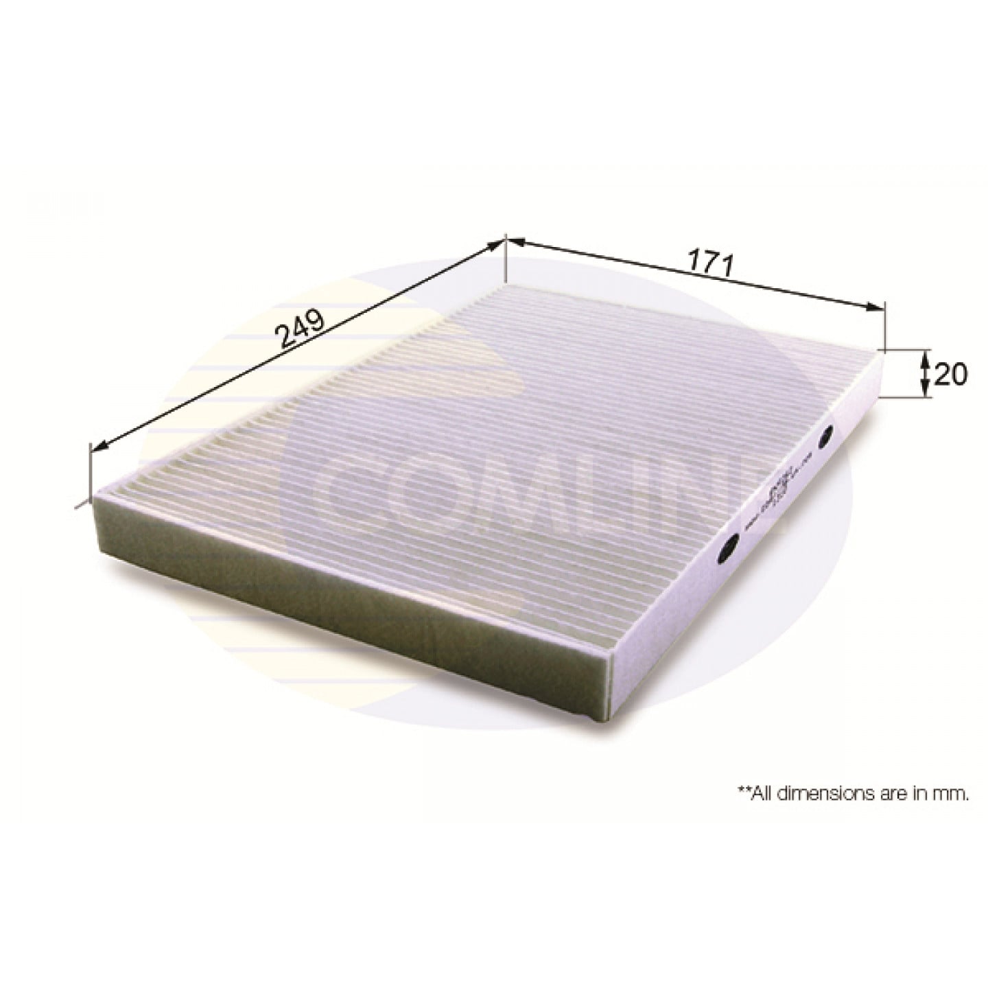 Filtre, air de l'habitacle COMLINE EKF262